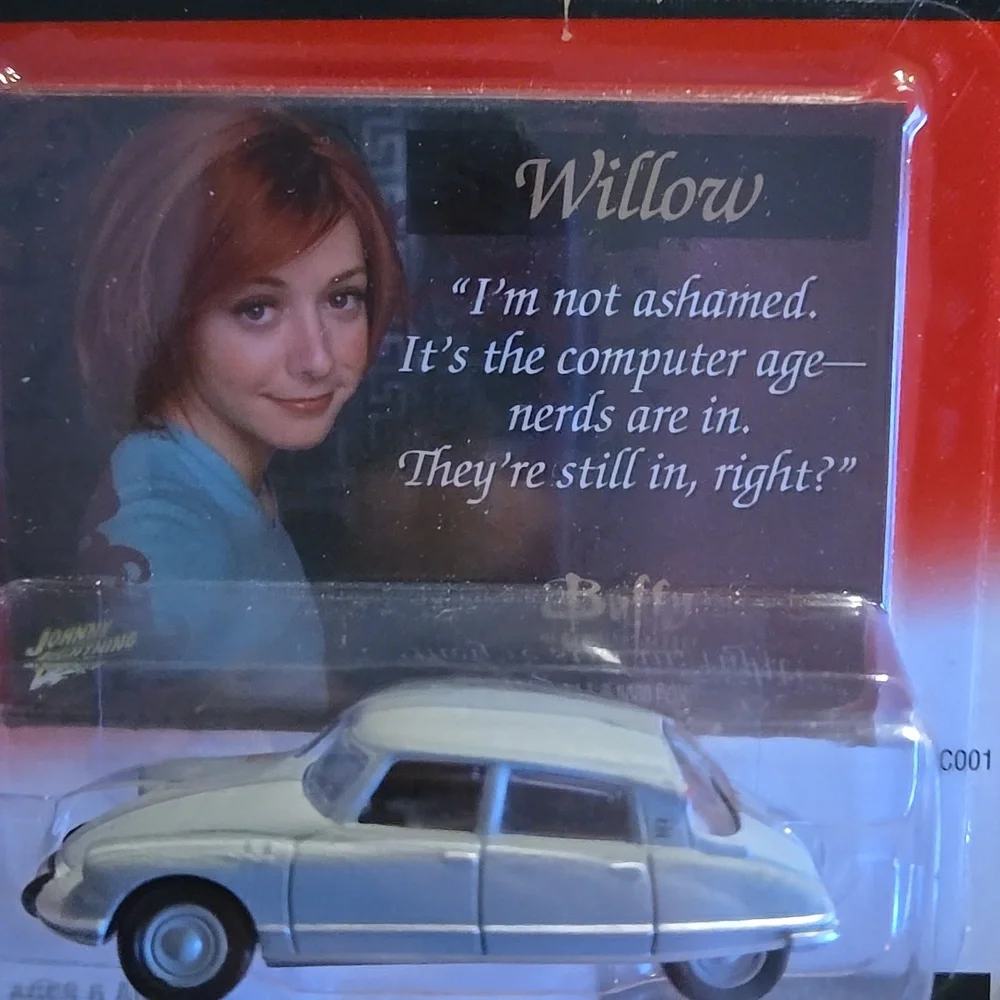 Vintage 2000s Johnny Lightning Buffy Die-Cast Cars Willow And Buffy